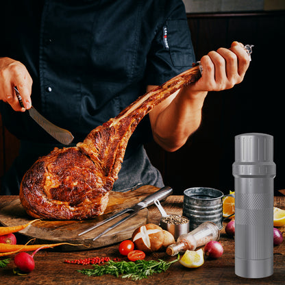 Professional Pepper Grinder Mill,Heavy Duty High Output Aluminum Pepper Mill