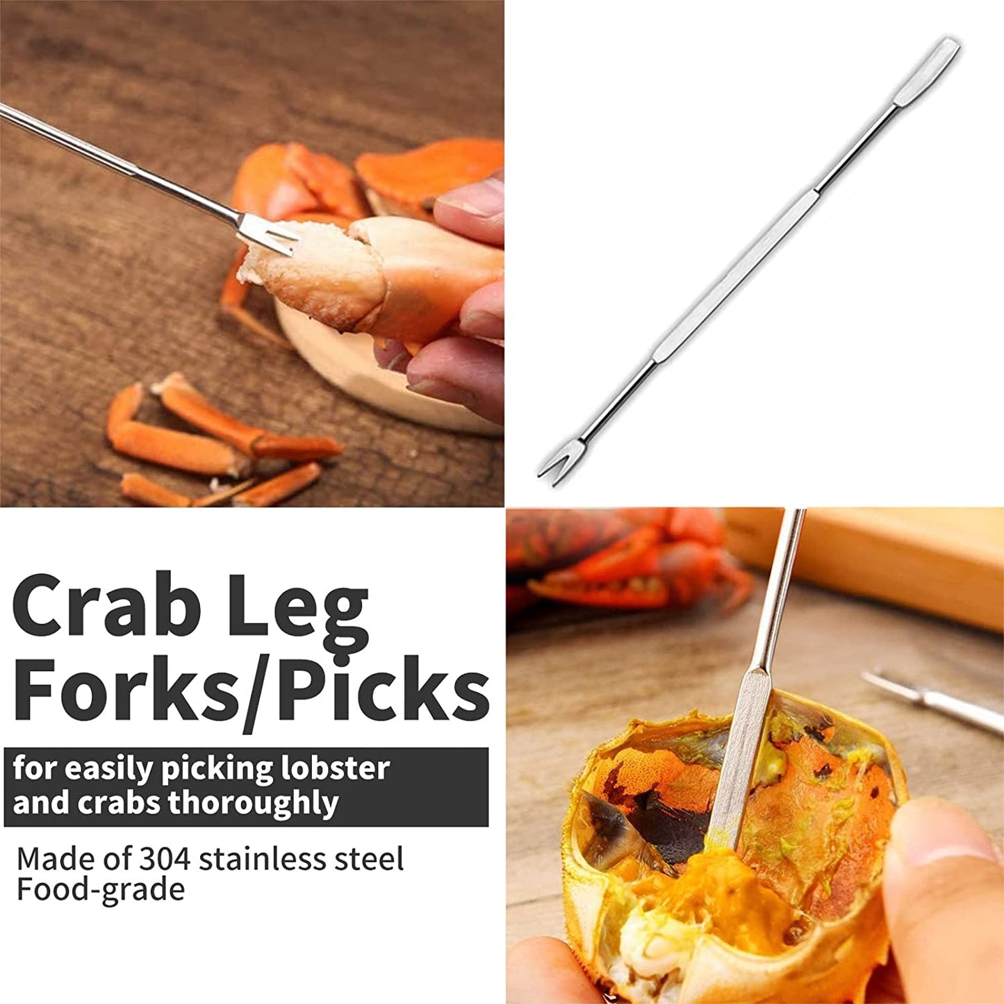 33 Pcs Crab Crackers and Tools Set